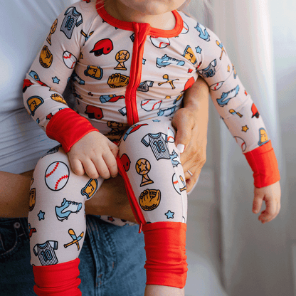 Baseball Zippy One-Piece