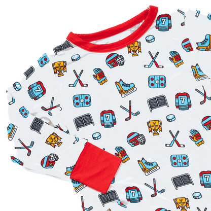 Hockey Two-Piece Pajama Set
