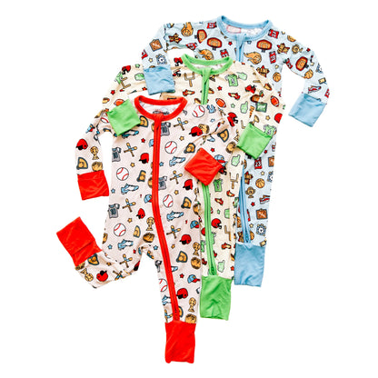 Baseball Zippy One-Piece