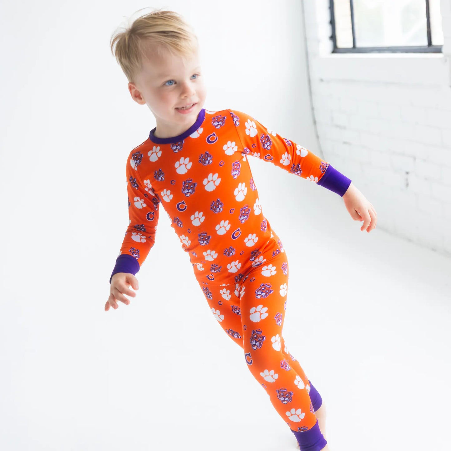 Clemson Tigers Two-Piece Pajama Set